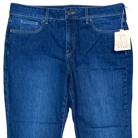 NYDJ Women's NWT Marilyn Straight Jeans liftxtuck in "COOPER" | Size 14P - Picture 6 of 15